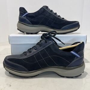 Romika NEW Womens Gabriele Lace Up Sneakers Shoes Blue Suede EU 37 US 6-6.5